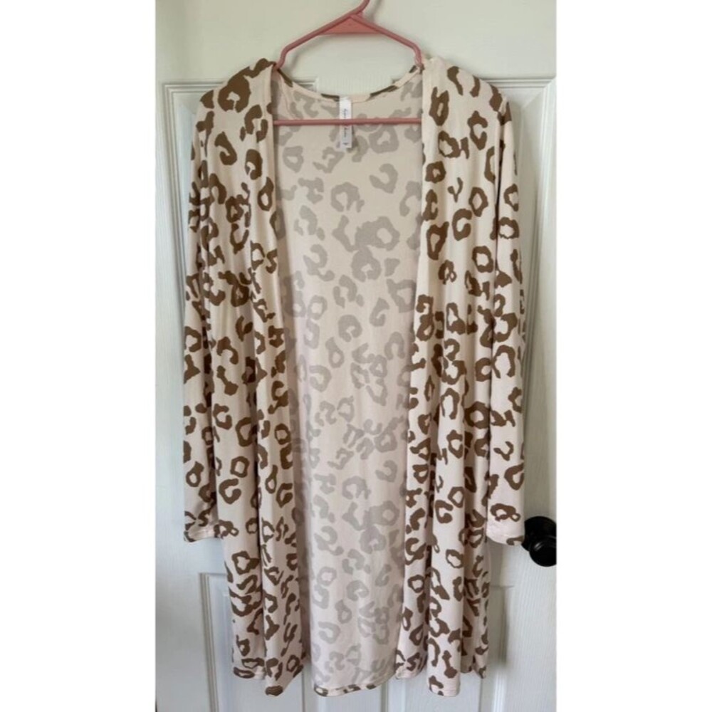 Thin leopard cardigan